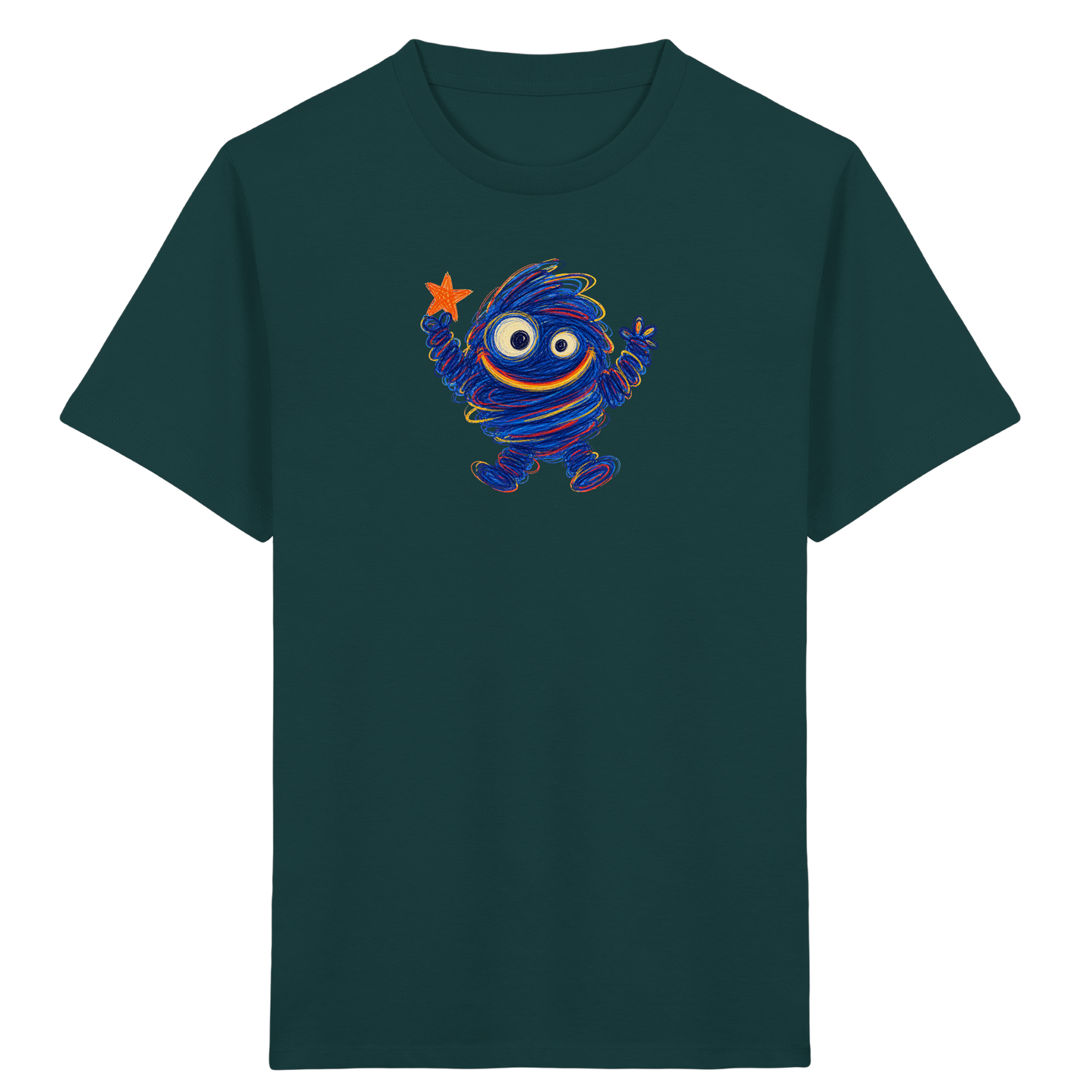 Kuschelsturm Kritzelmonster Shirt - Kinder Bio T-Shirt