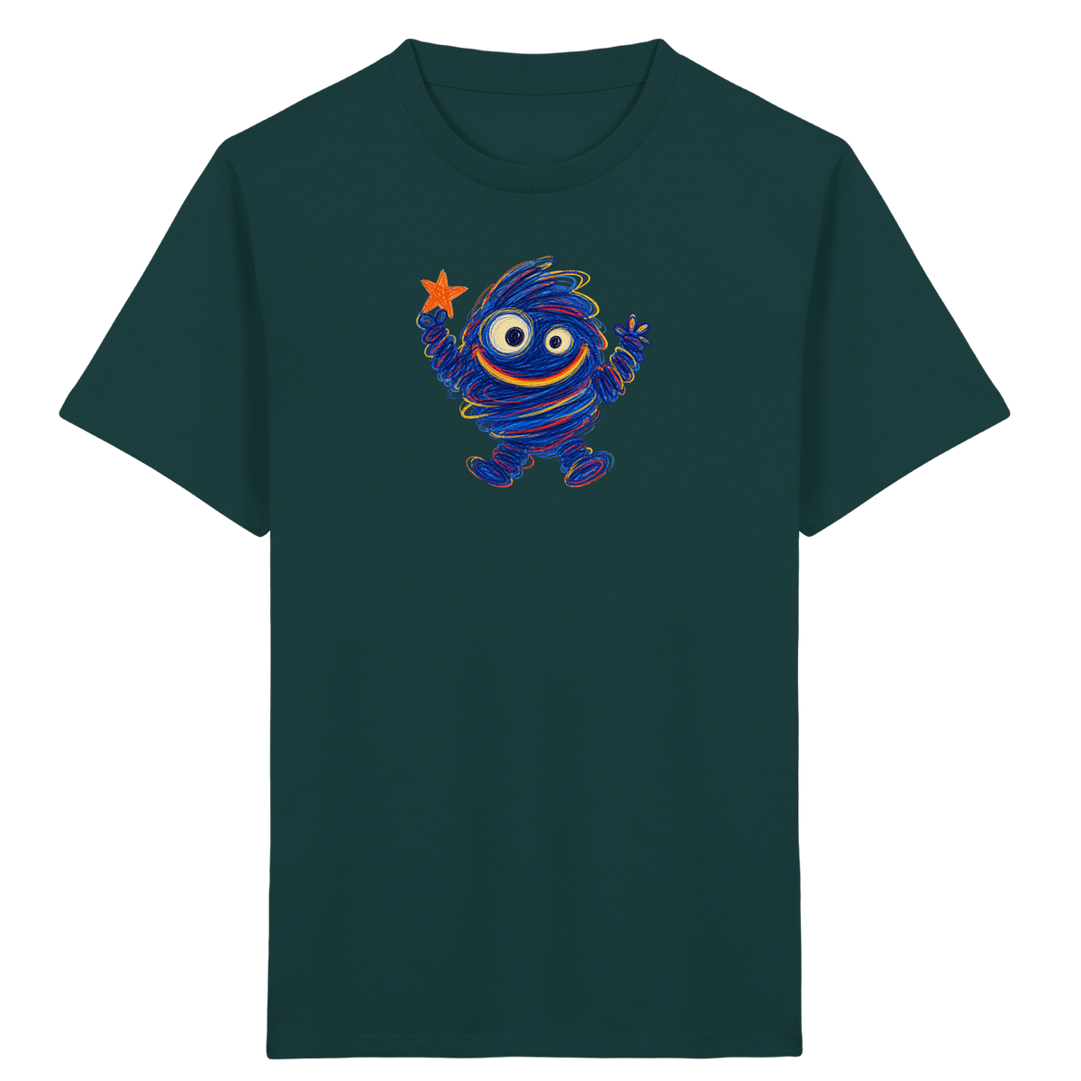 Kuschelsturm Kritzelmonster Shirt - Kinder Bio T-Shirt