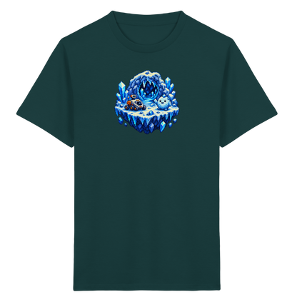 Abenteuerliches Pixel Eis-Geist T-Shirt - Kinder Bio T-Shirt