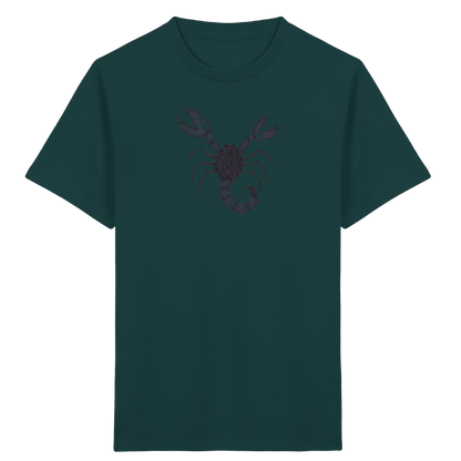 Skorpion von oben gezeichnet - Kinder Bio T-Shirt