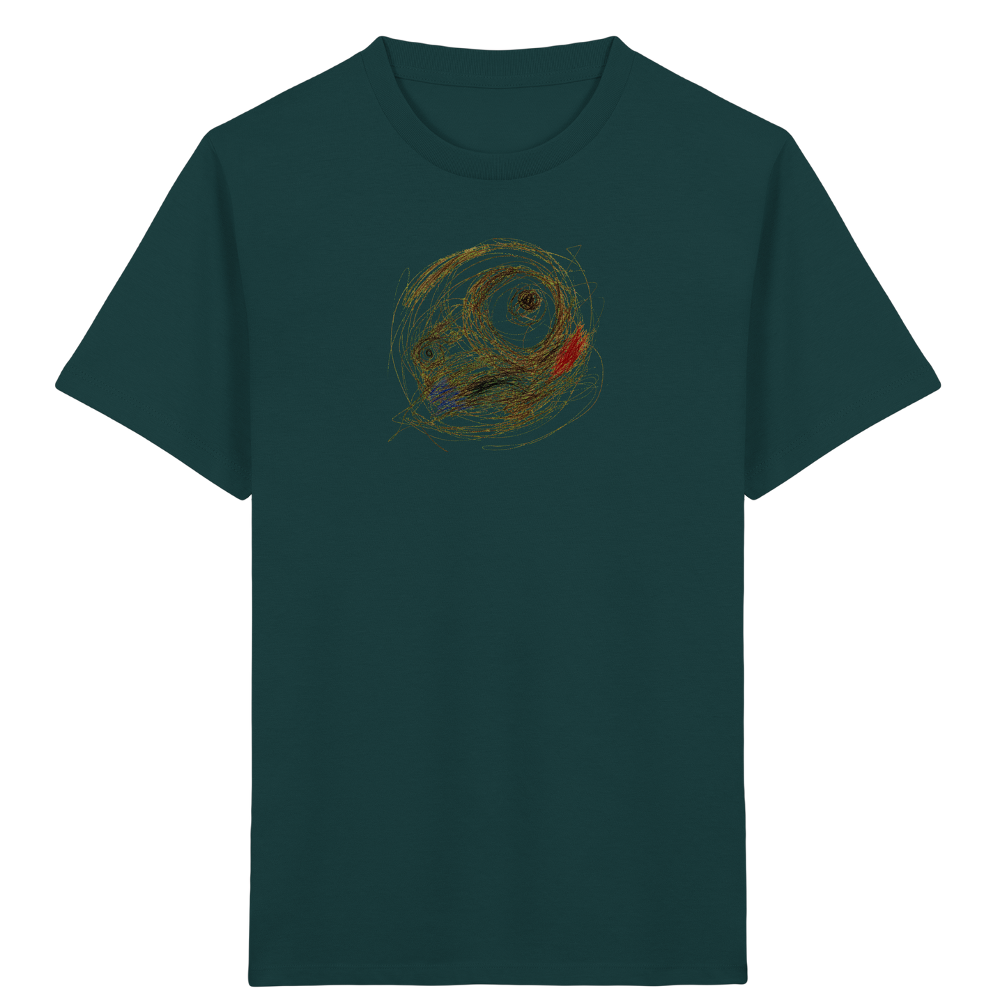 Cooles Monster T-Shirt im Scribble-Look - Kinder Bio T-Shirt