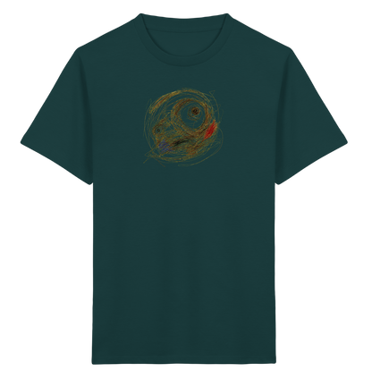 Cooles Monster T-Shirt im Scribble-Look - Kinder Bio T-Shirt