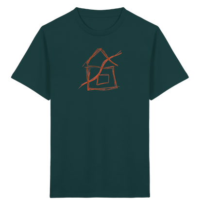Braunes Eckenhaus Kinder T-Shirt - Kinder Bio T-Shirt
