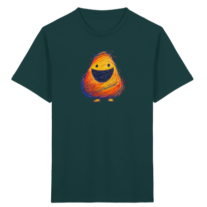 Zahnloses Grinsen Monster Shirt - Kinder Bio T-Shirt