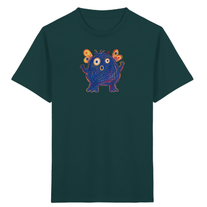 Flatterflauschi mit kleinen Flügeln - Kinder Bio T-Shirt
