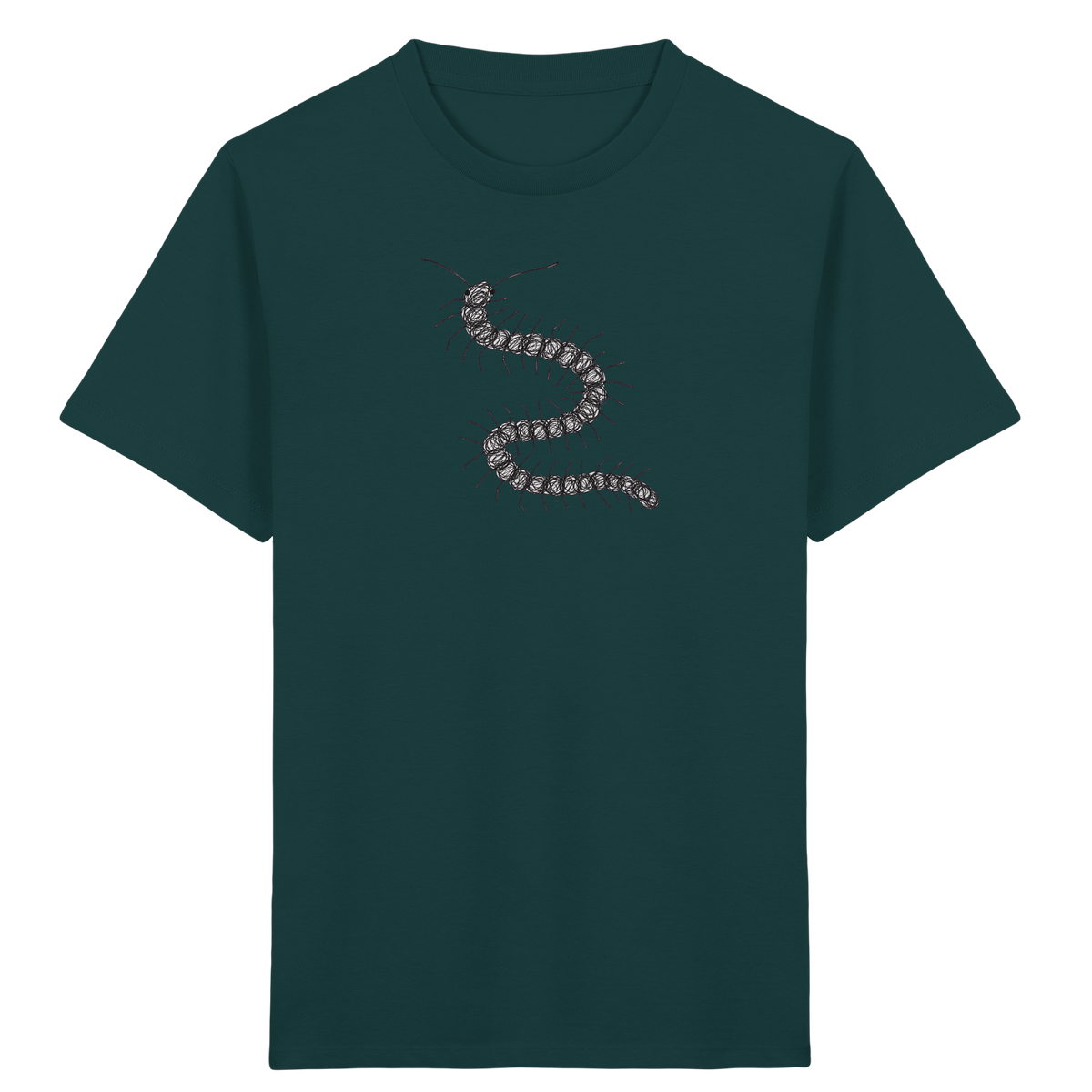 Tausendfüßer von oben - Kinder Bio T-Shirt