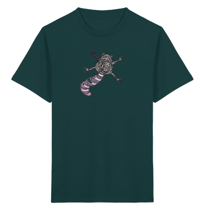 Waschbär von oben - Kinder Bio T-Shirt