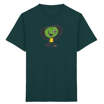Kritzelkopf mit Ringellocken - Kinder Bio T-Shirt