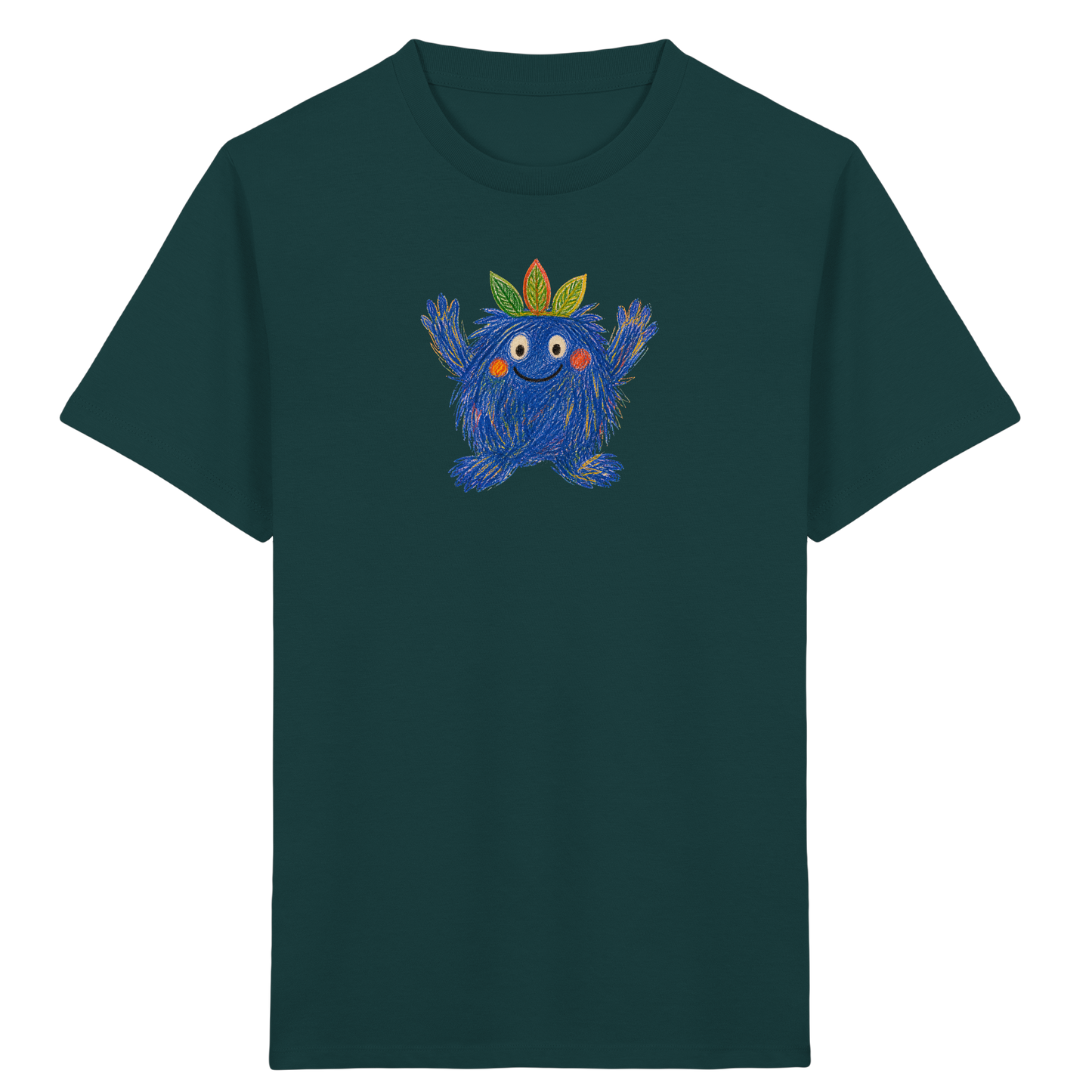 Blätterzottel Kinder Monster Shirt - Kinder Bio T-Shirt