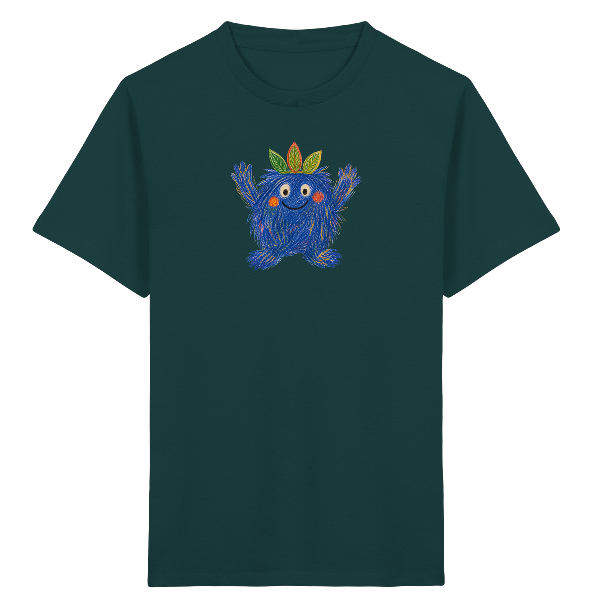 Blätterzottel Kinder Monster Shirt - Kinder Bio T-Shirt