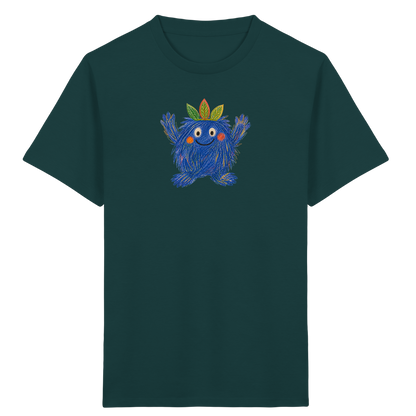 Blätterzottel Kinder Monster Shirt - Kinder Bio T-Shirt