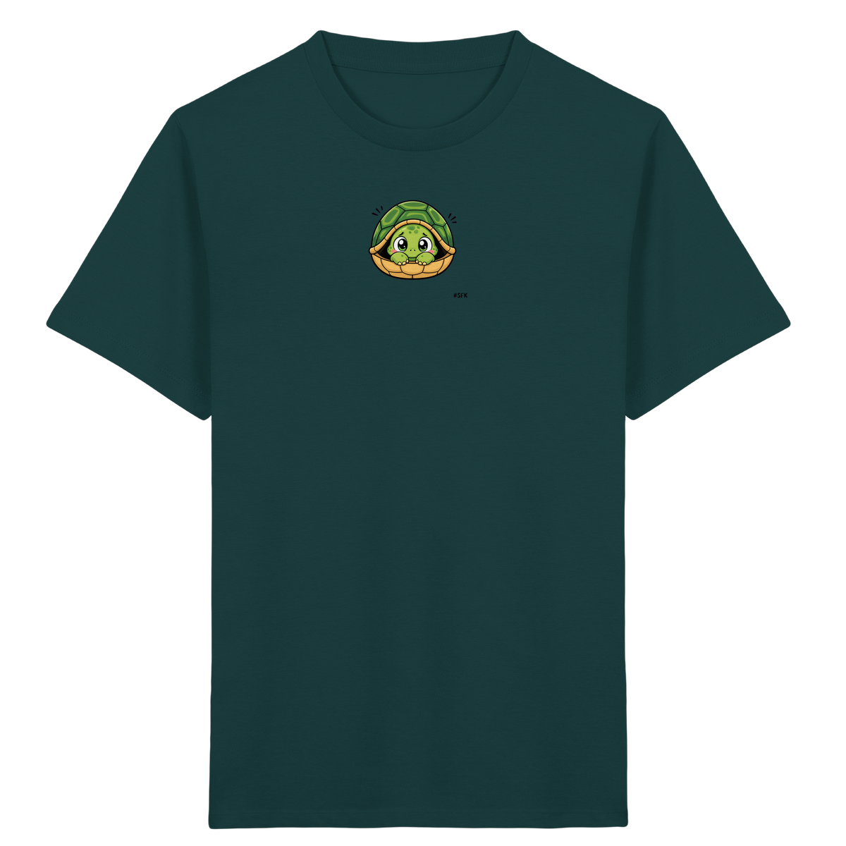 Schüchterne Schildkröte: Kuscheliges T-Shirt für Kinder - Kinder Bio T-Shirt