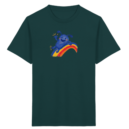 Regenbogenracker Kritzelmonster Kinder Shirt - Kinder Bio T-Shirt