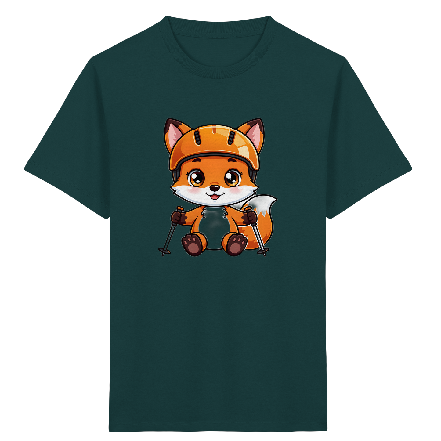 Fuchs-Ski-Abenteuer: Dein Winter-T-Shirt