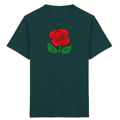 Kritzel-Rose Kinder T-Shirt - Kinder Bio T-Shirt