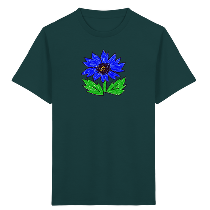 Kritzel Kornblume Kinder Shirt - Kinder Bio T-Shirt