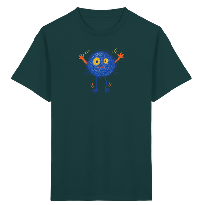 Hüpfkugel Kritzelmonster Kinder T-Shirt - Kinder Bio T-Shirt