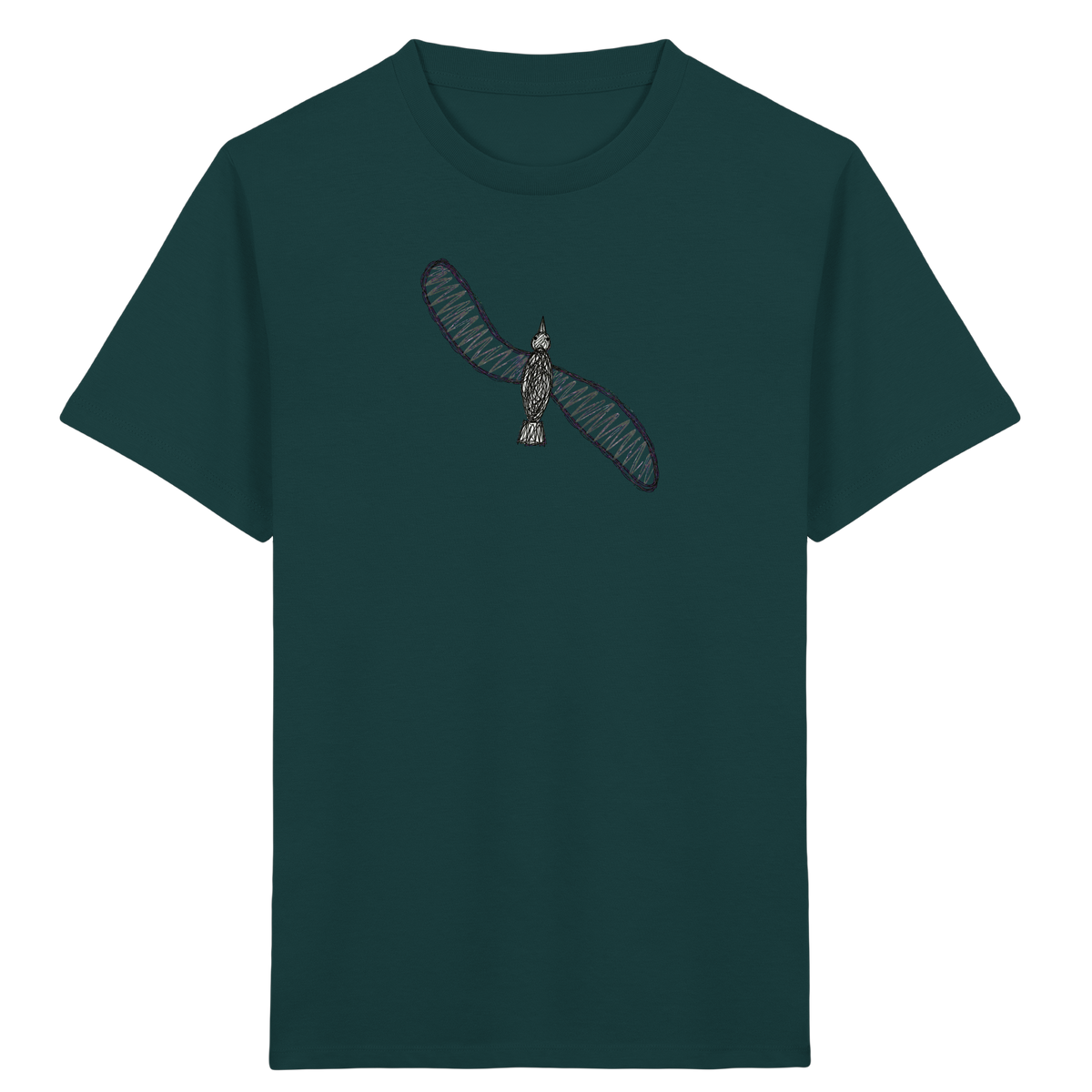 Möwe von oben Shirt - Kinder Bio T-Shirt