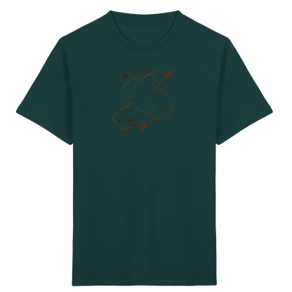 Verspieltes Kinder T-Shirt galaktischer Weltraum - Kinder Bio T-Shirt