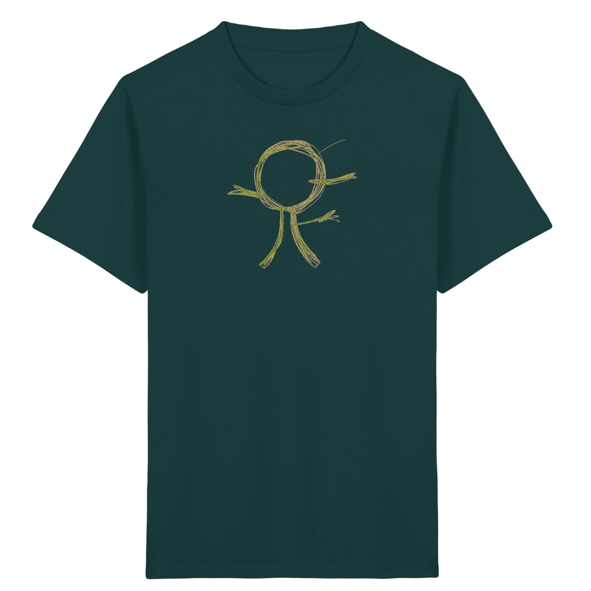 Apfelgrüner Wackelbaum für Kinder - Kinder Bio T-Shirt