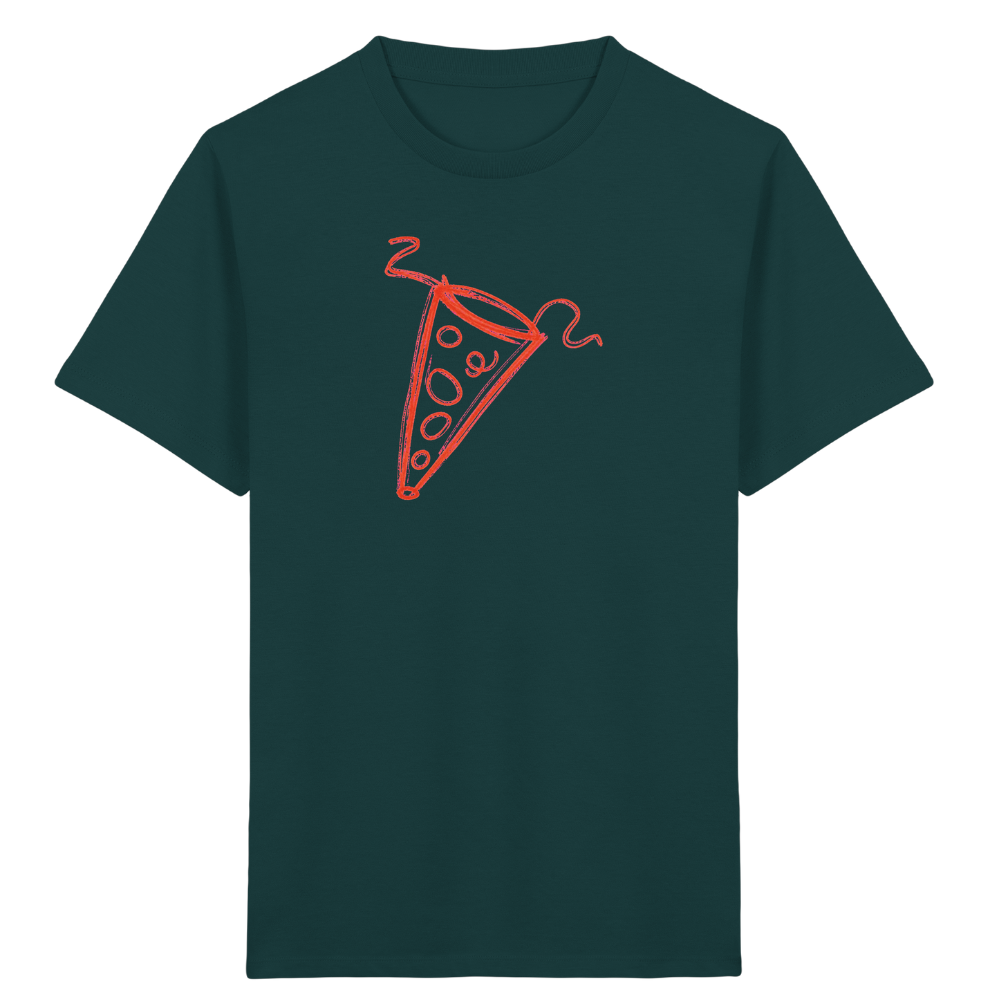 Orange Kringel Schultüte Shirt - Kinder Bio T-Shirt