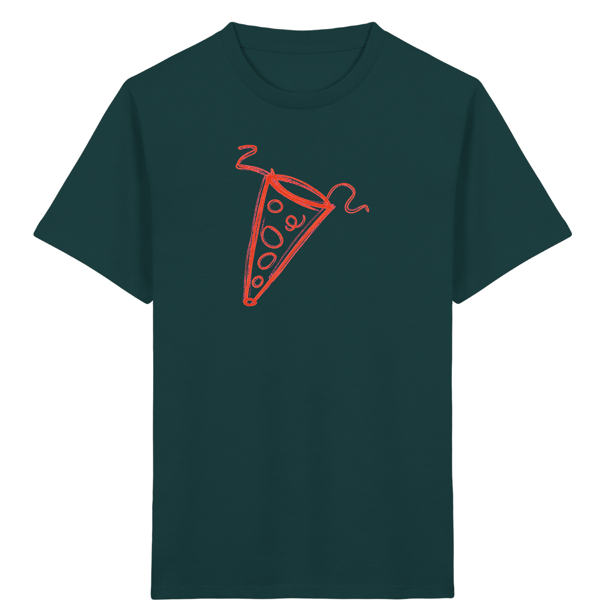 Orange Kringel Schultüte Shirt - Kinder Bio T-Shirt