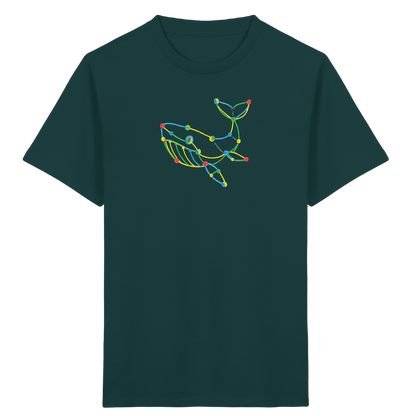 Farbpunkt Wal Kinder Motiv - Kinder Bio T-Shirt