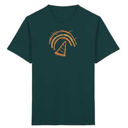 Wackelregenbogen mit Schultüte - Kinder Bio T-Shirt