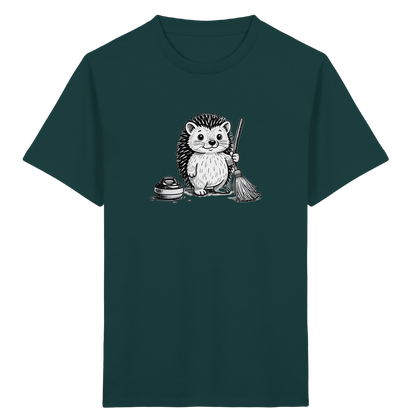 Igel beim Curling: Kinder T-Shirt - Kinder Bio T-Shirt