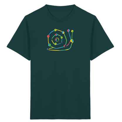 Farbpunkt Schnecke Kinder Shirt - Kinder Bio T-Shirt