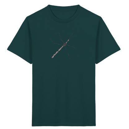 Stabheuschrecke von oben - Kinder Bio T-Shirt