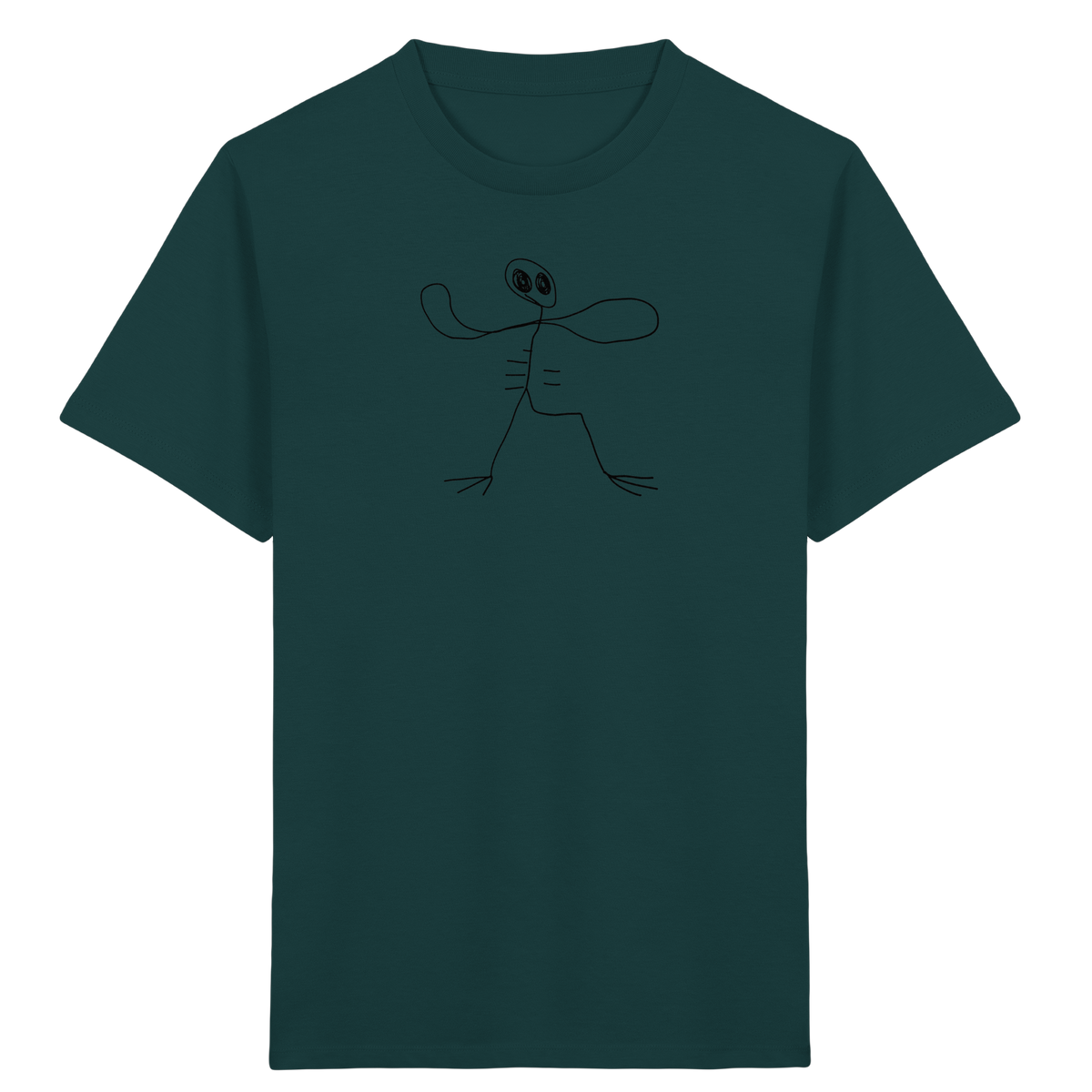 Tropfenkopf mit Stelzenbeinen - Kinder Bio T-Shirt