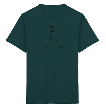 Tropfenkopf mit Stelzenbeinen - Kinder Bio T-Shirt
