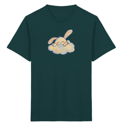 Schlafmonster im weichen Wolkenbett - Kinder Bio T-Shirt