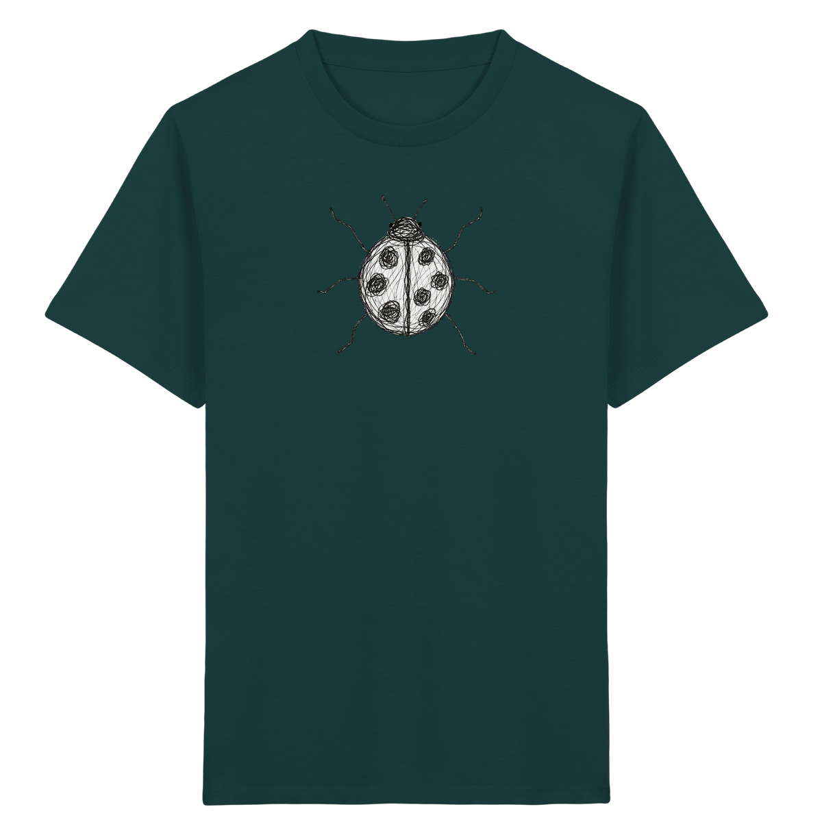 Marienkäfer von oben - Kinder Bio T-Shirt