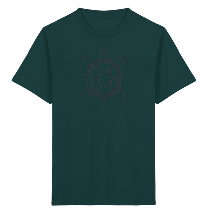 Schildkröte von oben - Kinder Bio T-Shirt