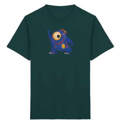 Kullerauge Kritzelmonster Kinder Shirt - Kinder Bio T-Shirt