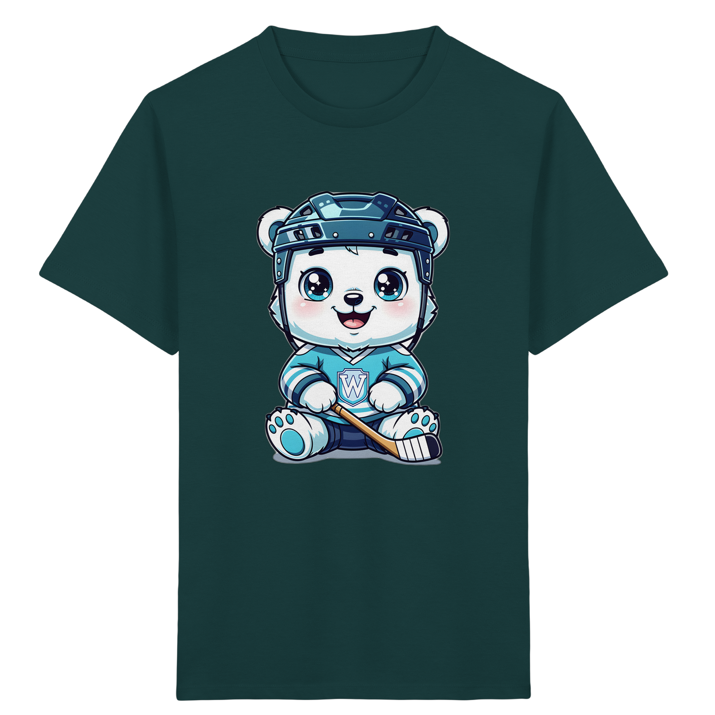 Eisbär Eishockey T-Shirt für Kinder