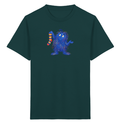Sockensucher Monster Kinder T-Shirt - Kinder Bio T-Shirt