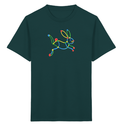 Farbpunkt Hase Kinder Shirt - Kinder Bio T-Shirt
