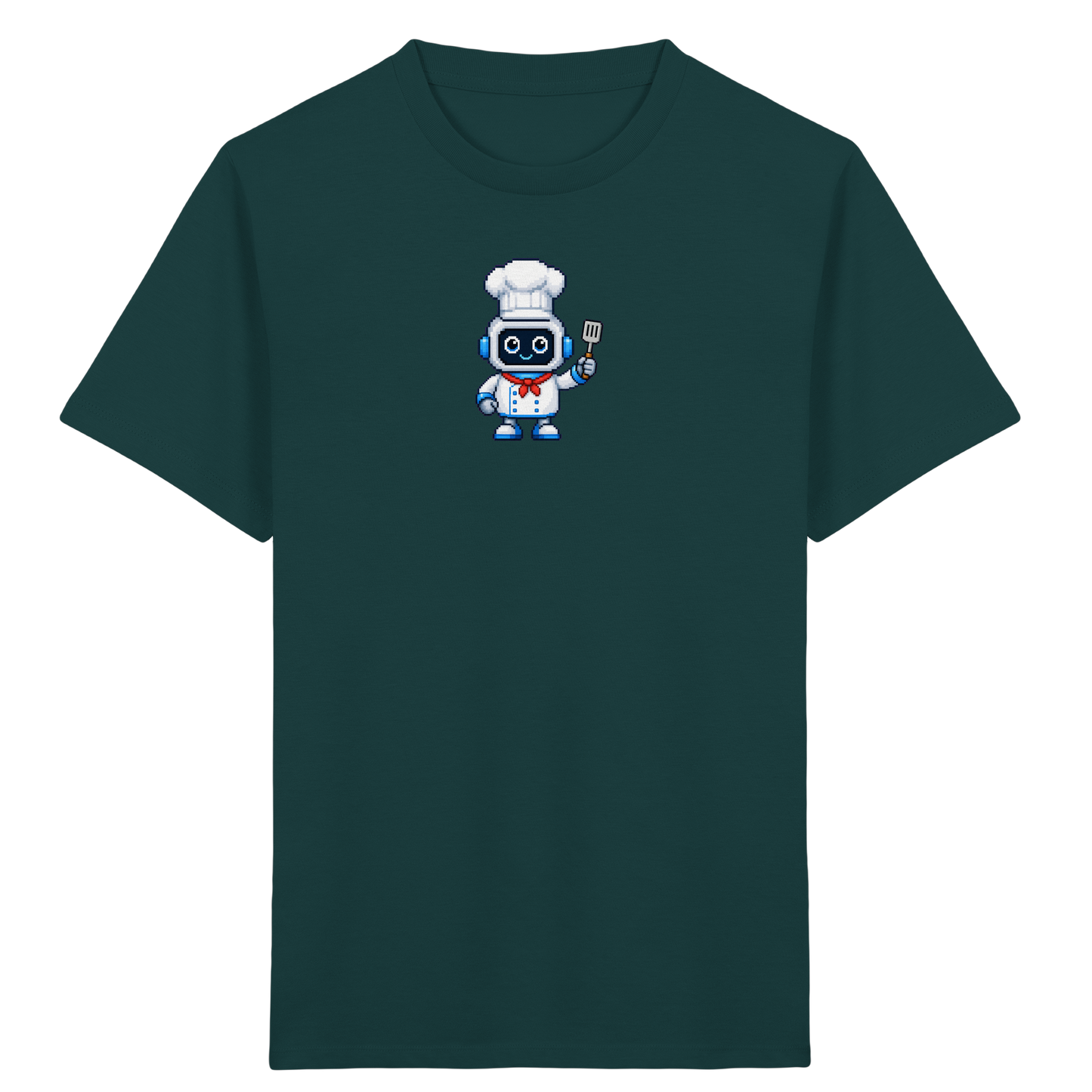 Pixel Roboter Koch: Dein Retro T-Shirt - Kinder T-Shirt