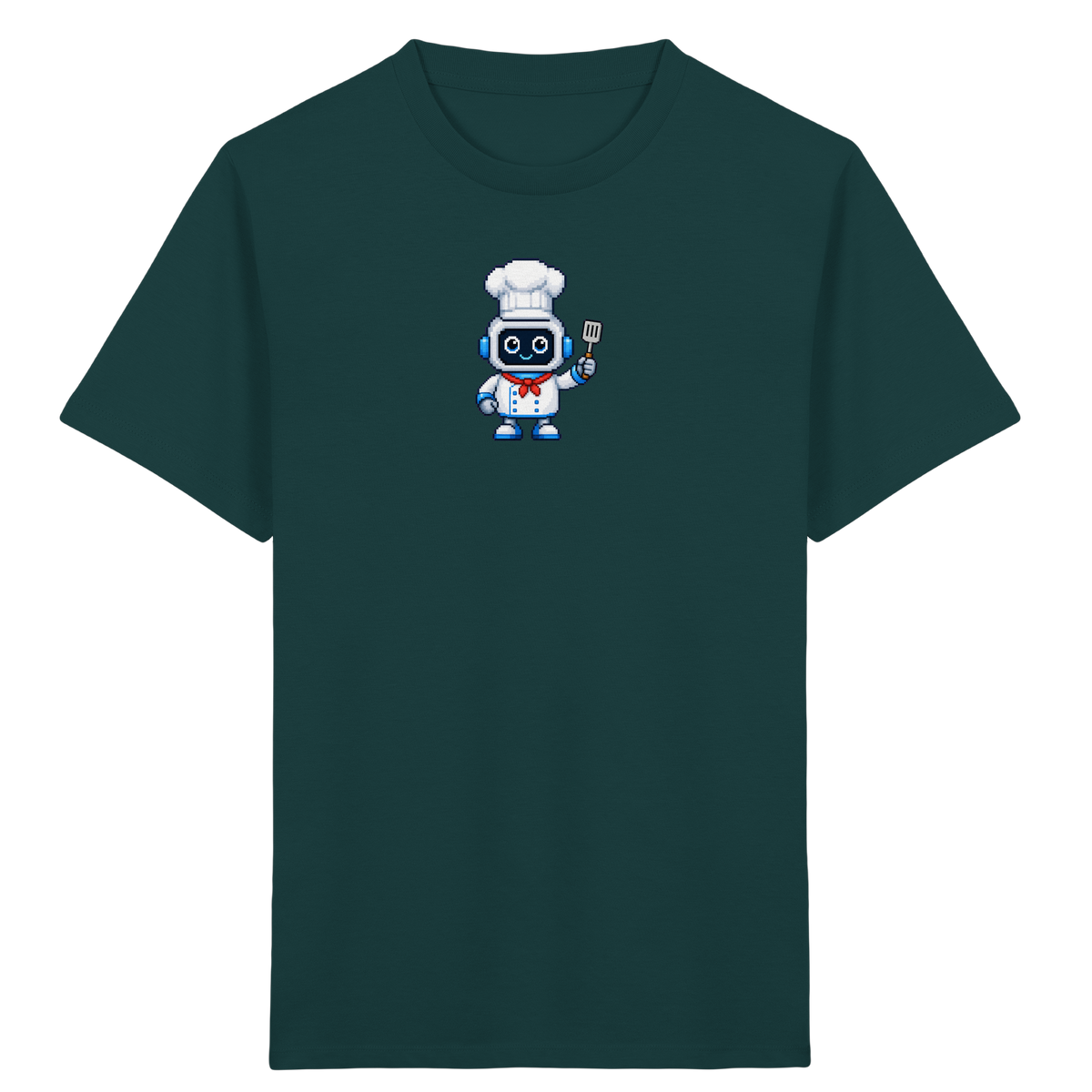 Pixel Roboter Koch: Dein Retro T-Shirt - Kinder T-Shirt