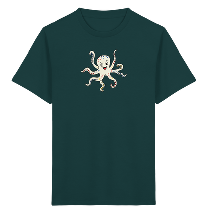 Fröhliches Kraken T-Shirt für Kinder - Kinder Bio T-Shirt