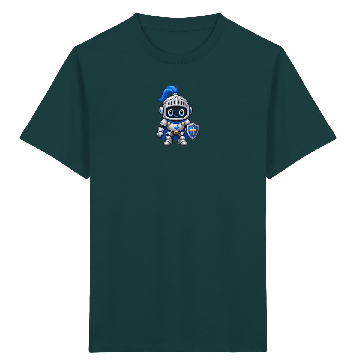 Pixel Ritter T-Shirt: Held im Spiel - Kinder T-Shirt