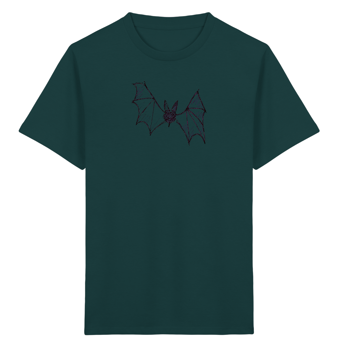 Fledermaus von oben - Kinder Bio T-Shirt