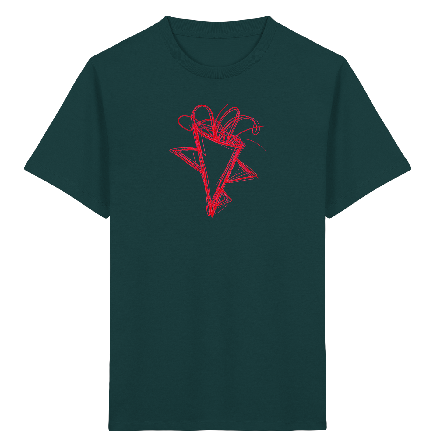Tomatenrote Wackel-Schultüte - Kinder Bio T-Shirt