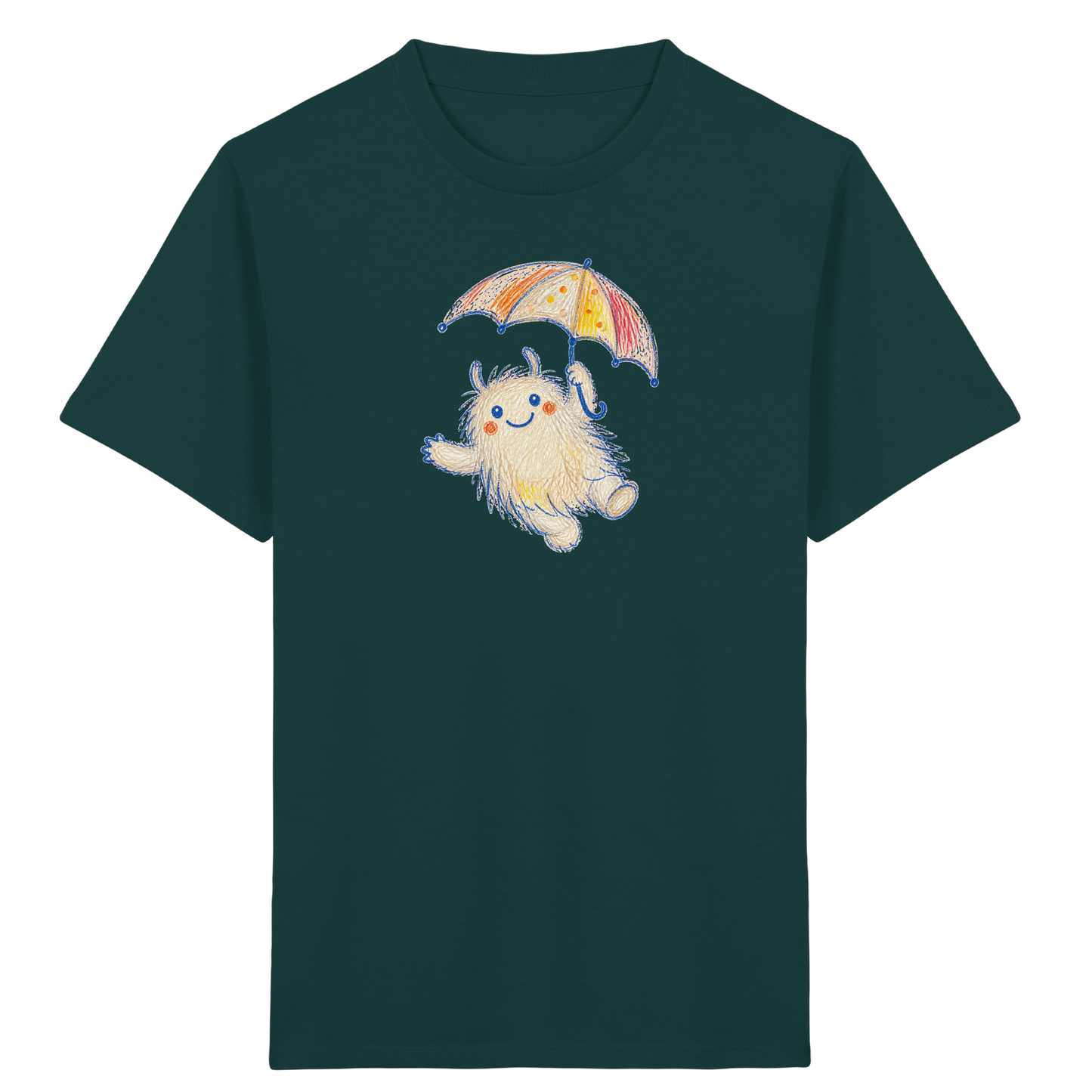 Schirmflieger Monster Kinder T-Shirt - Kinder Bio T-Shirt
