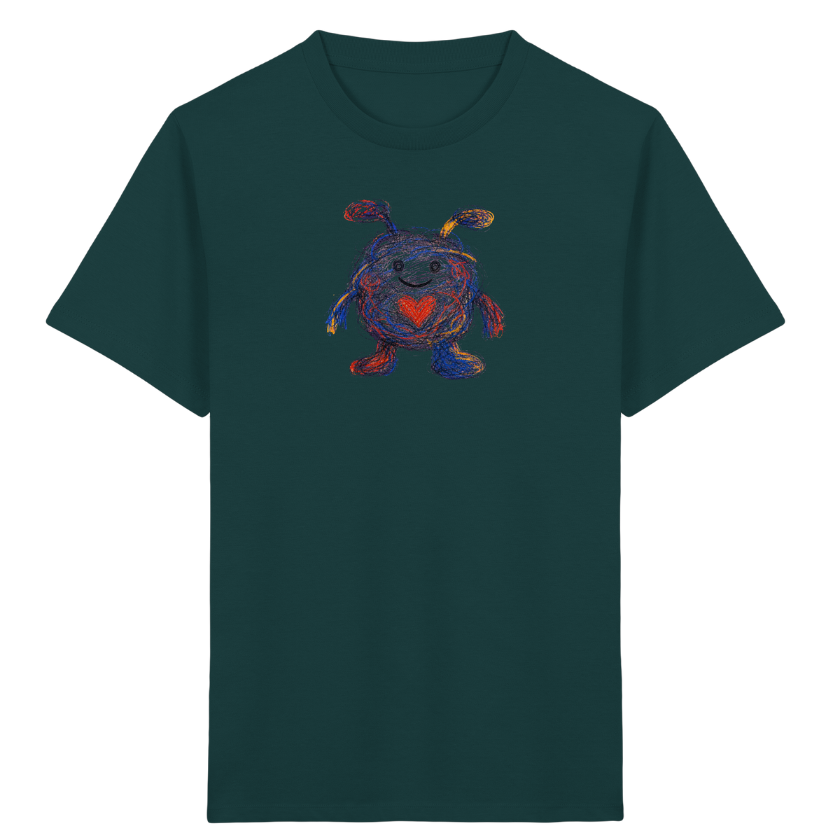 Herzknäuel Monster Kinder T-Shirt - Kinder Bio T-Shirt