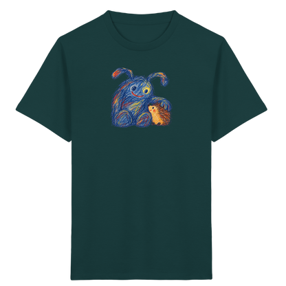 Igelkumpel Monster Freundschaft - Kinder Bio T-Shirt