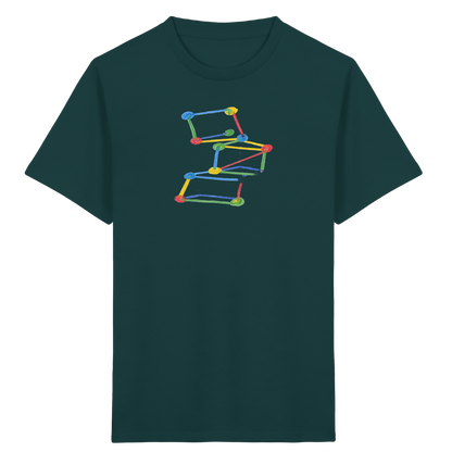 Bunte Bauklötze Farbpunkt - Kinder Bio T-Shirt